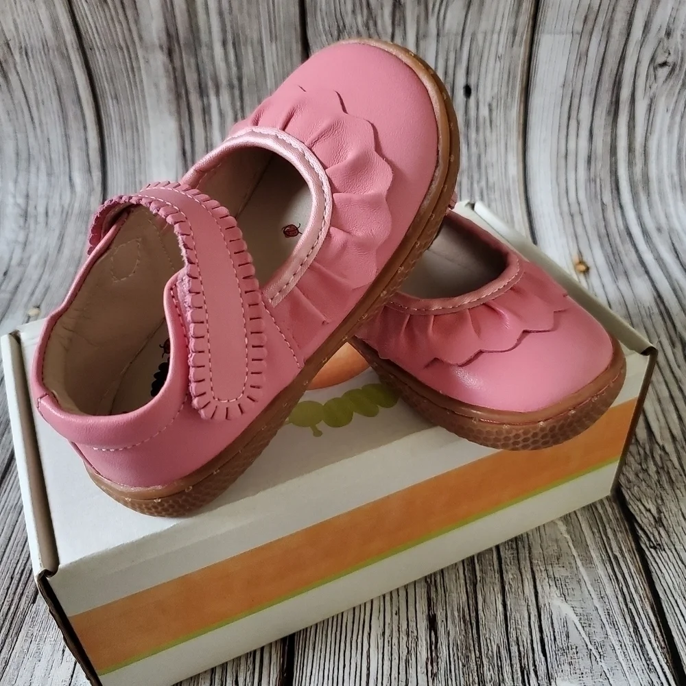 Livie and Luca Ruche Sandals Pink Color NIB